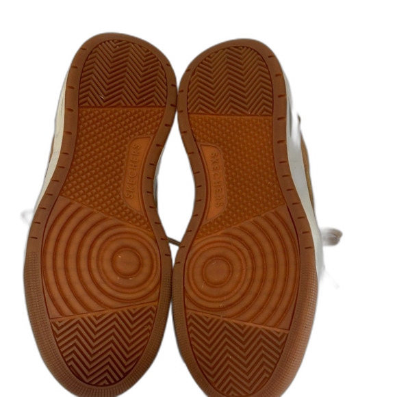 Skechers Street Uni Court Sneaker Shoes Men’s Size 10.5 Color WSK Tan Leather - Picture 8 of 12
